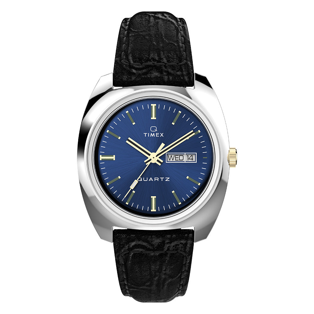 時計 TIMEX Q TIMEX 1978 REISSUE Q Timex Day-Date 38mm Leather Band – Timex Philippines