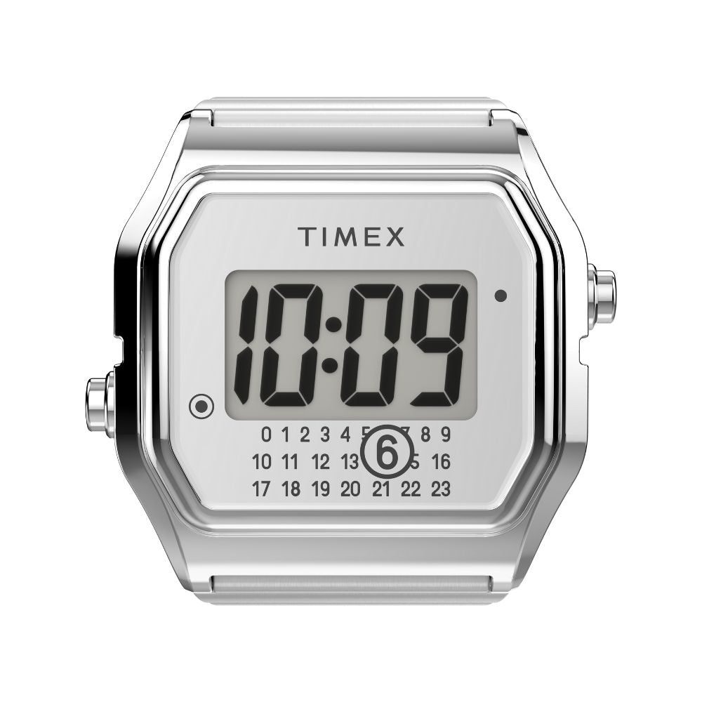 MM6 / × Timex Digital Watch Timex x MM6: The Re-Engineering of a Classic | Timex US