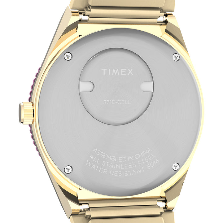 Q Timex® Day-Date 36mm Stainless Steel Band