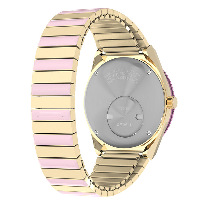 Q Timex® Day-Date 36mm Stainless Steel Band