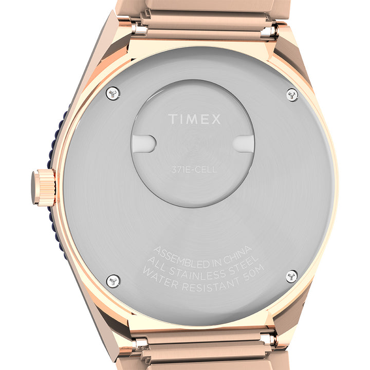Q Timex® Day-Date 36mm Stainless Steel Band
