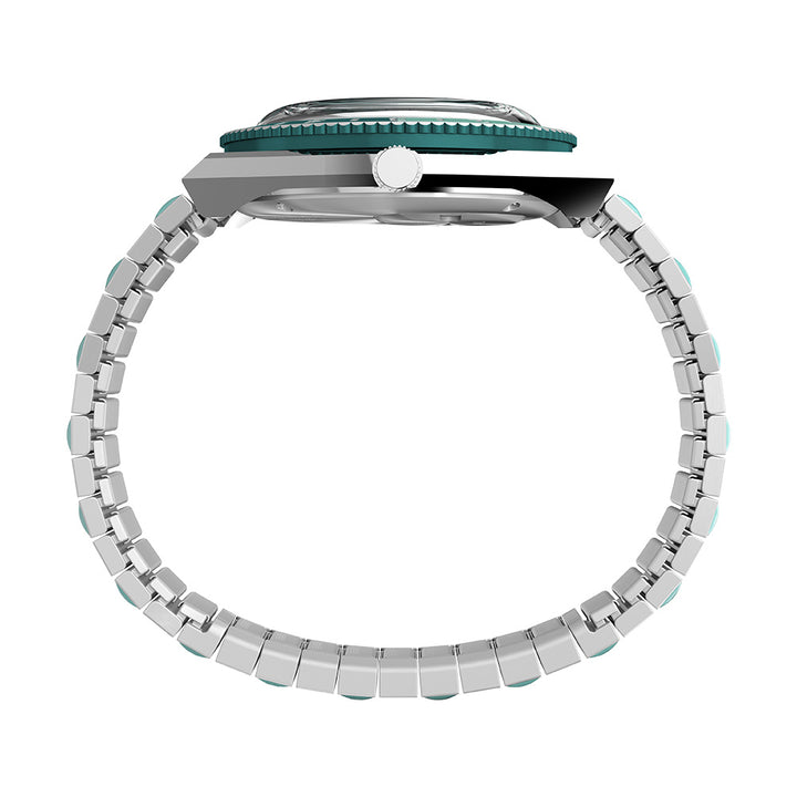 Q Timex® Day-Date 36mm Stainless Steel Band