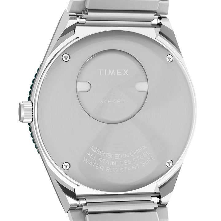 Q Timex® Day-Date 36mm Stainless Steel Band