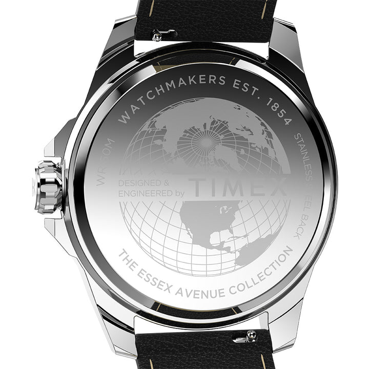 Essex Avenue Day-Date 46mm Leather Band