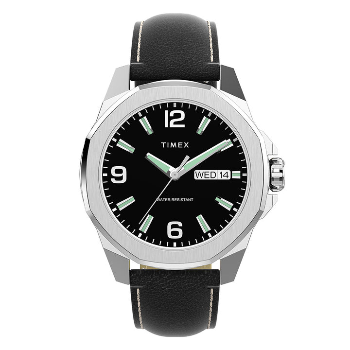 Essex Avenue Day-Date 46mm Leather Band