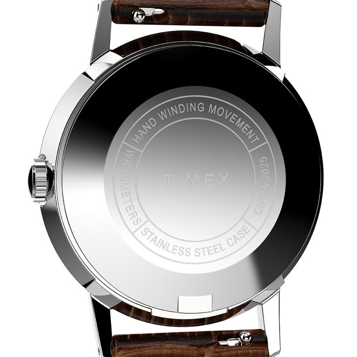 Marlin Hand-wound 34mm Leather Band