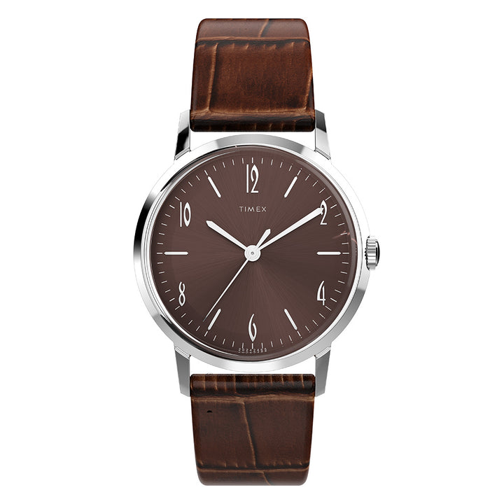 Marlin Hand-wound 34mm Leather Band