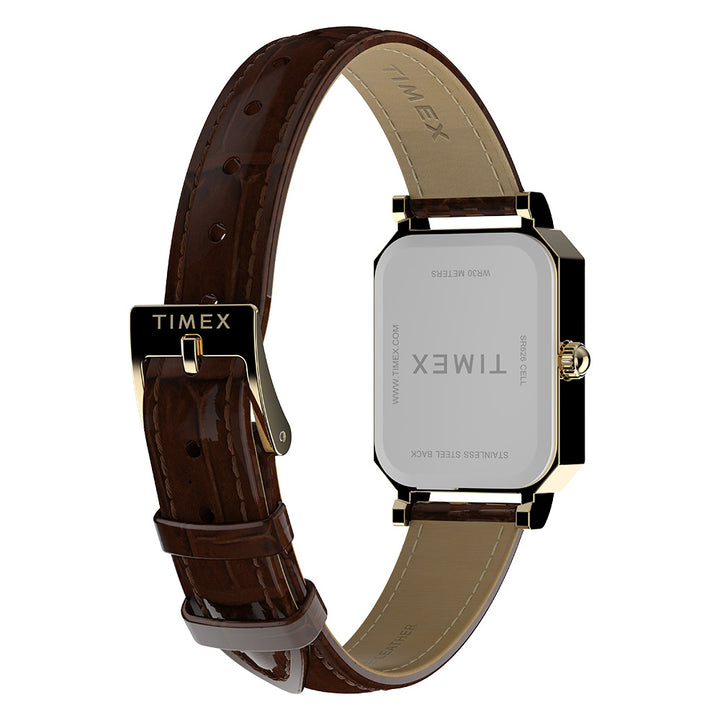 Dress 3-Hand 21mm Leather Band