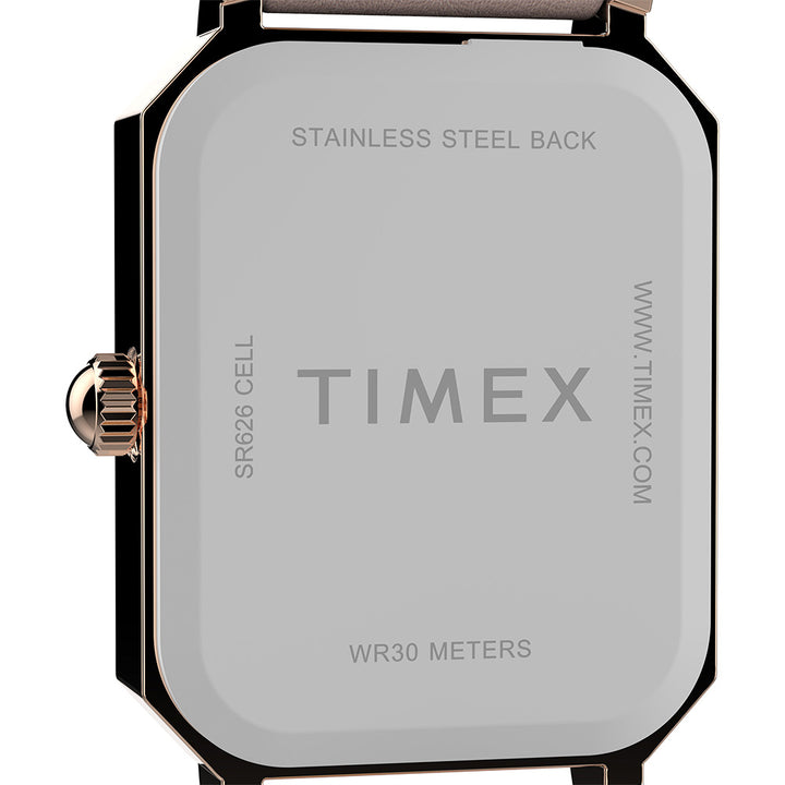 Dress 3-Hand 21mm Leather Band