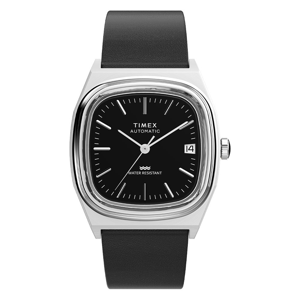 時計 REISSUE 1983 E-line tw2y07500 Timex 1983 E Line Reissue Automatic 34mm Leather Band – Timex
