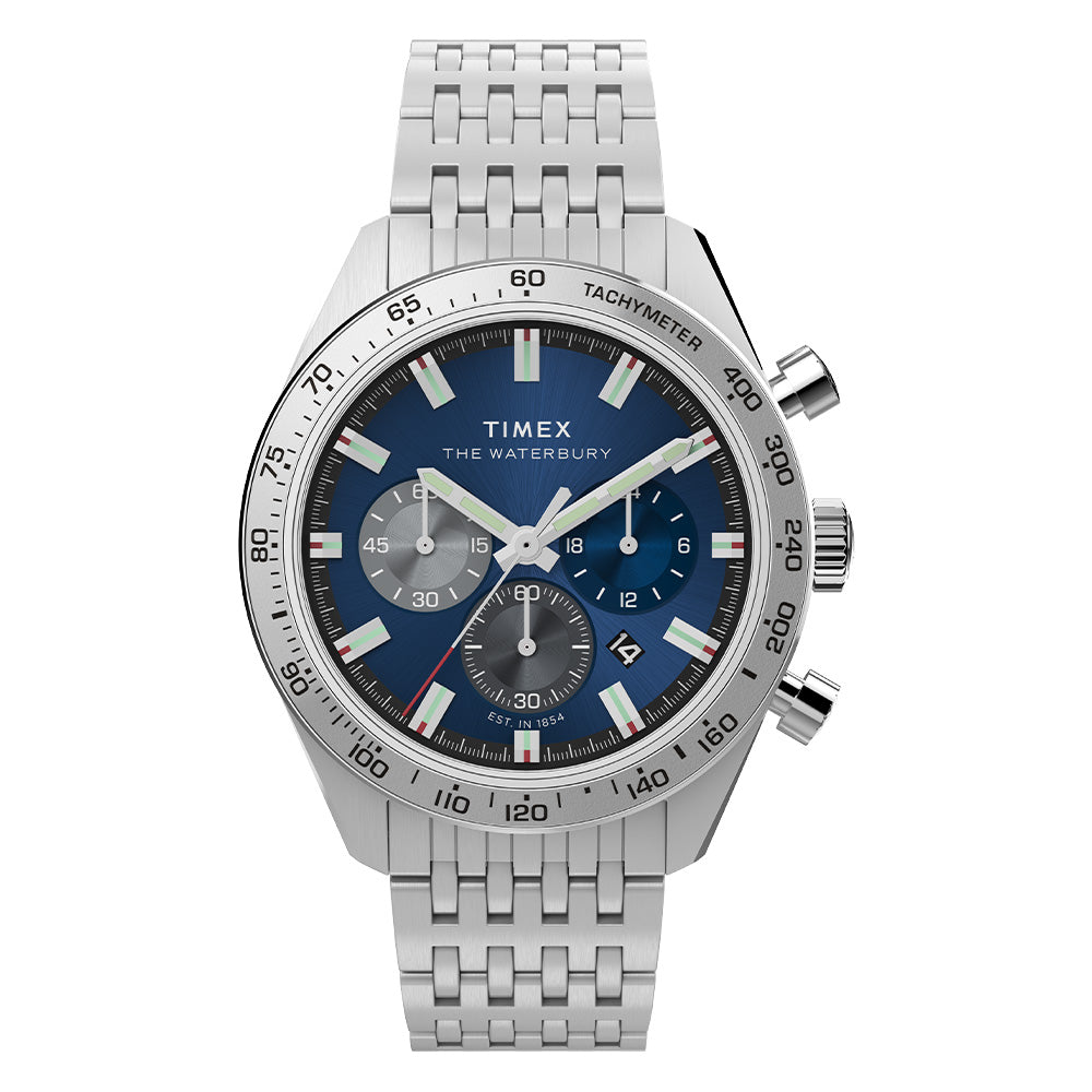 Waterbury Traditional Chronograph 41mm Stainless Steel Band