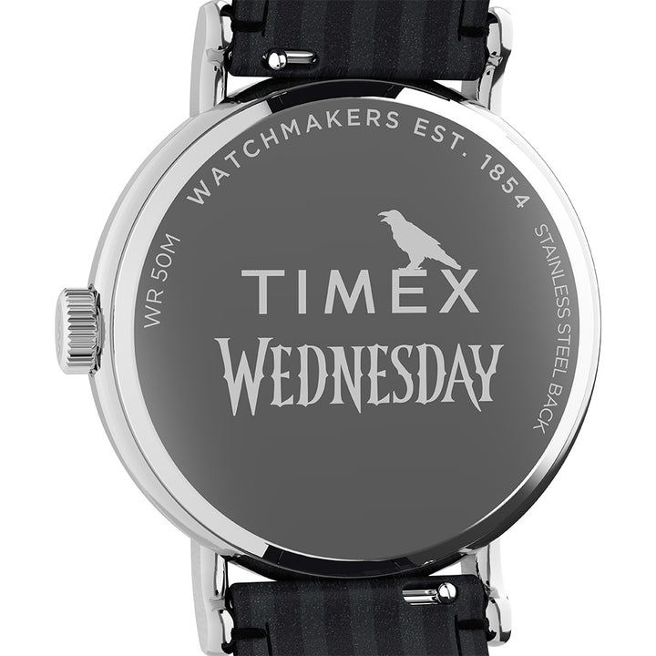 Timex X Wednesday 3-Hand 37mm Leather Band