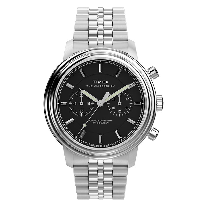 Waterbury Metropolitan Chronograph 41mm Stainless Steel Band