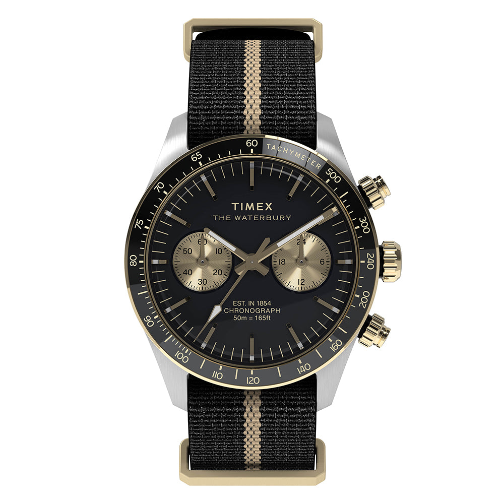 Waterbury Heritage Chronograph 39mm Fabric Band