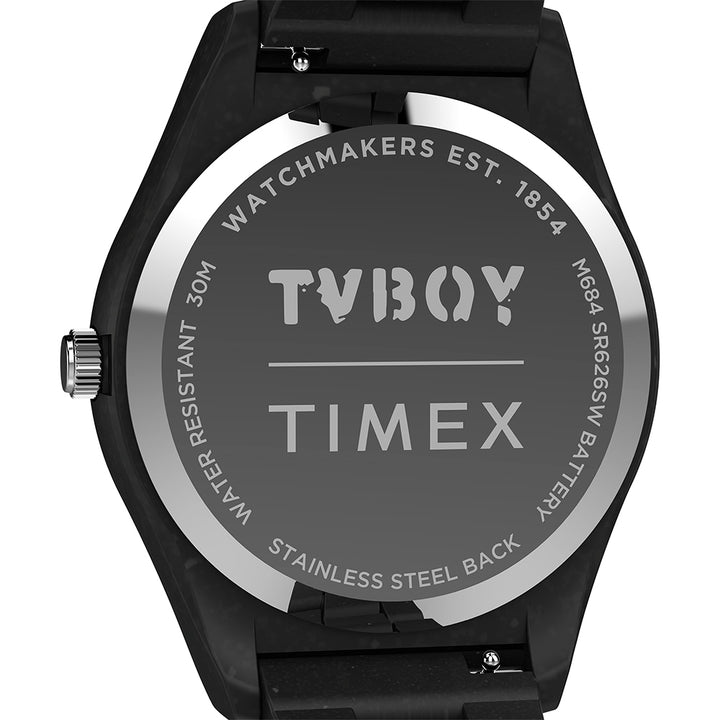 Timex X Tv Boy 3-Hand 42mm Stainless Steel Band