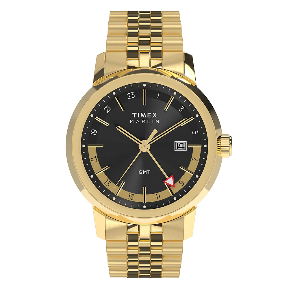 Marlin Quartz GMT 40mm Stainless Steel Band