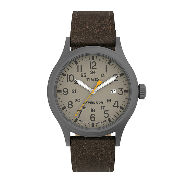 Expedition Scout Date 40mm Leather Band