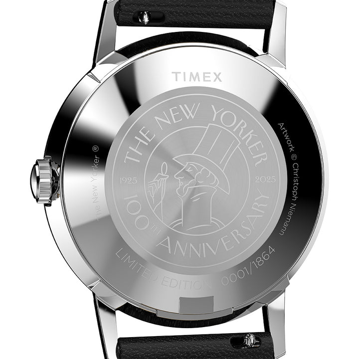 Timex x New Yorker  34mm Leather Band