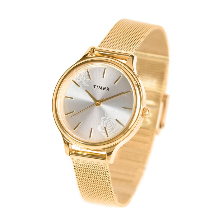 Rosaline 3-Hand 34mm Stainless Steel Band