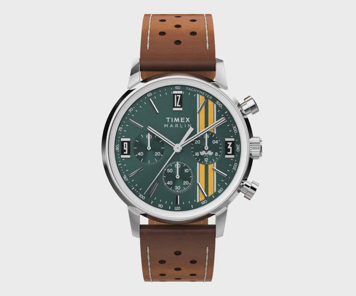 Marlin Quartz Chronograph 40mm Leather Band