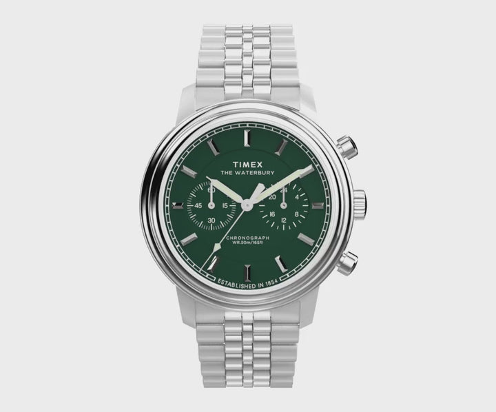 Waterbury Metropolitan Chronograph 41mm Stainless Steel Band