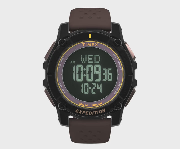 Expedition Ridge Solar Digital 49mm Silicone Band