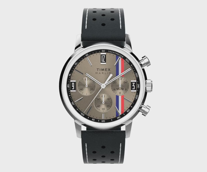Marlin Quartz Chronograph 40mm Leather Band
