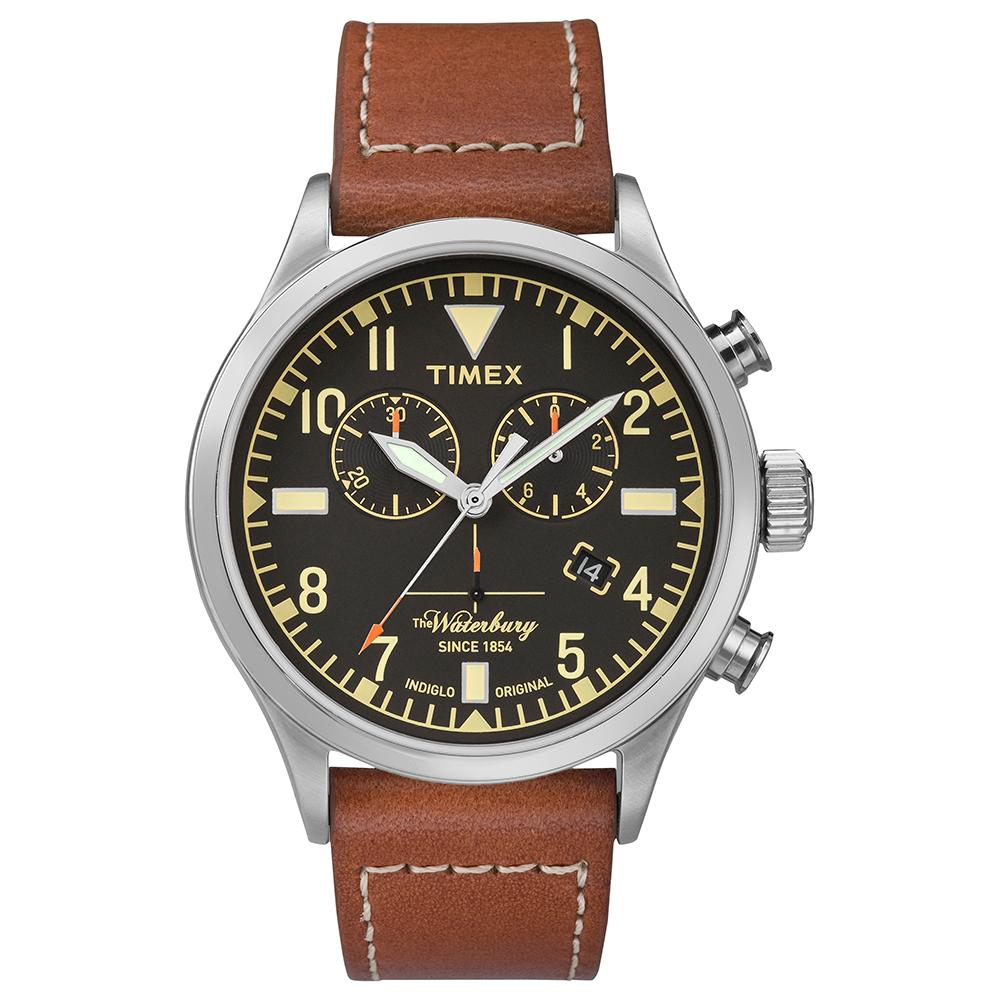 Timex waterbury chronograph red wing sale