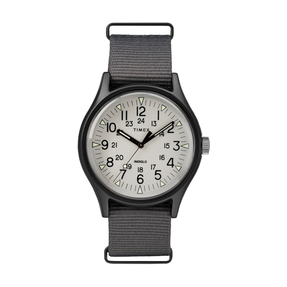 Mk1 steel 40mm fabric strap watch hot sale