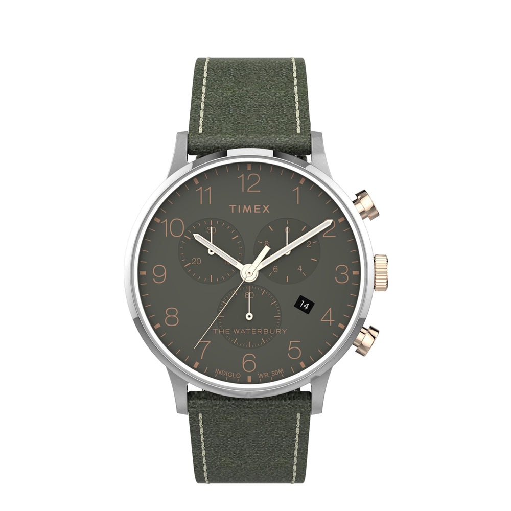 Waterbury Chronograph 40mm Stainless Steel Band Timex Philippines