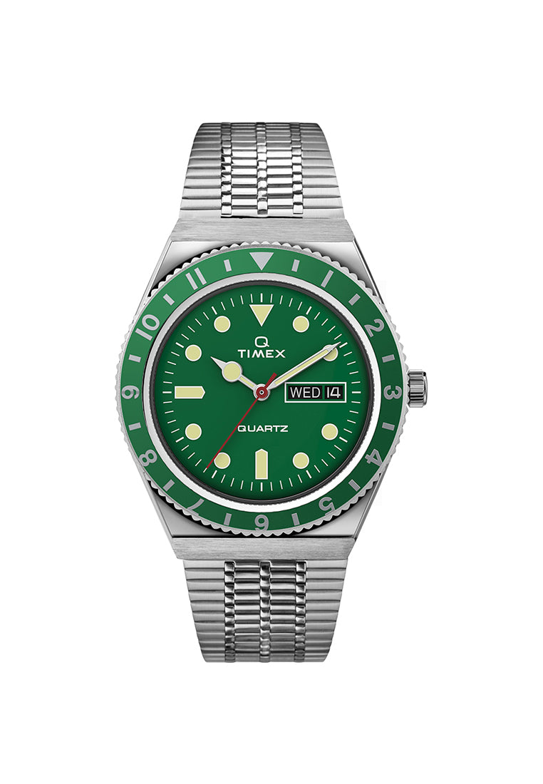Q Timex Reissue Day Date 38mm Stainless Steel Band Timex Philippines