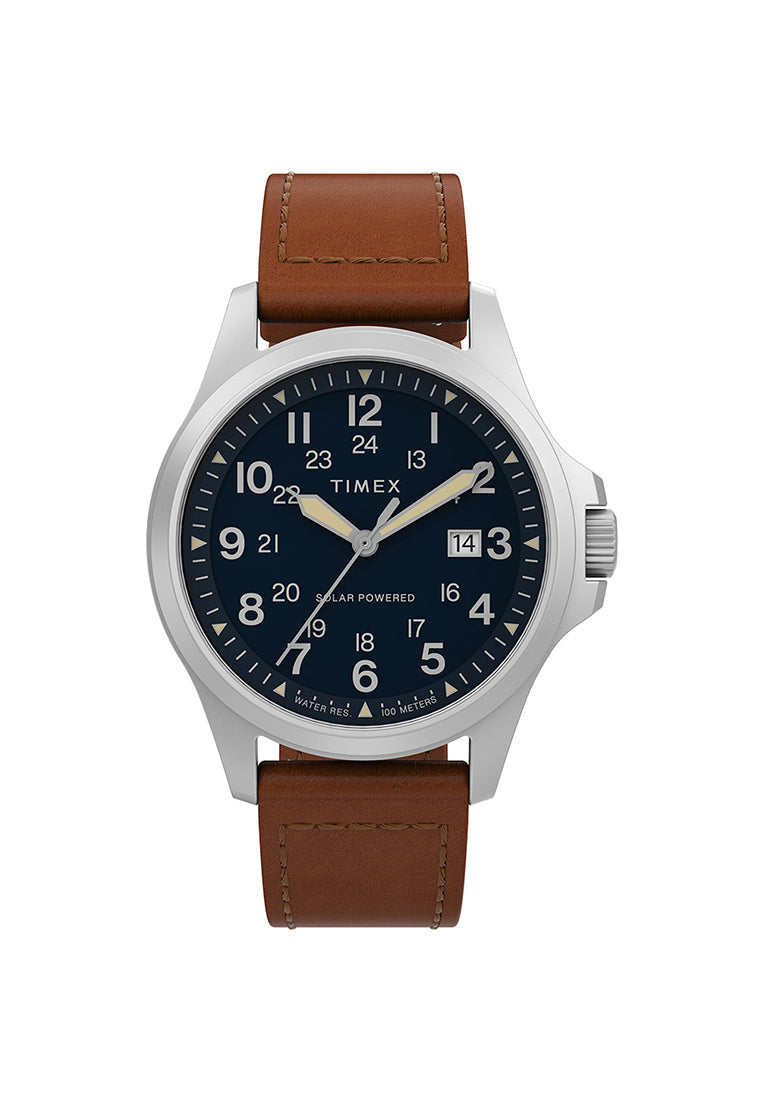 North Field Post 41 3-Hand Solar Powered 41mm Leather Band – Timex  Philippines