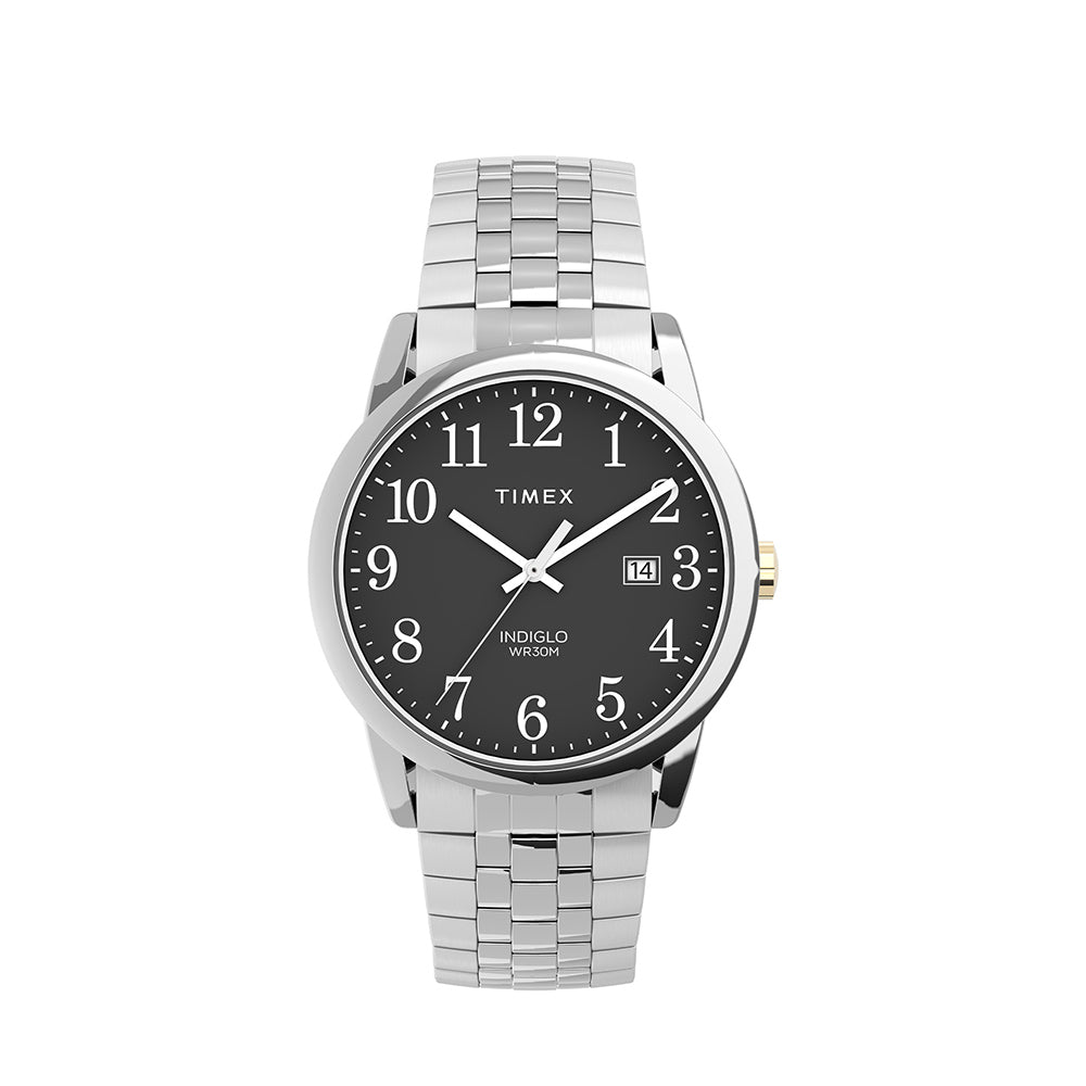 Easy Reader With Perfect Fit Date 38mm Stainless Steel Band Timex Philippines