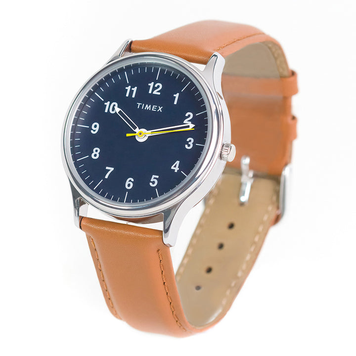 Analog 3-Hand 38mm Leather Band