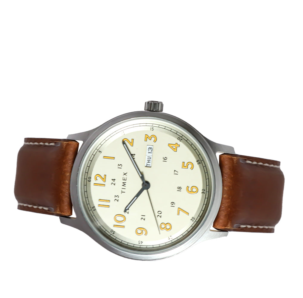 Discoverer Day-Date 39mm Leather Band