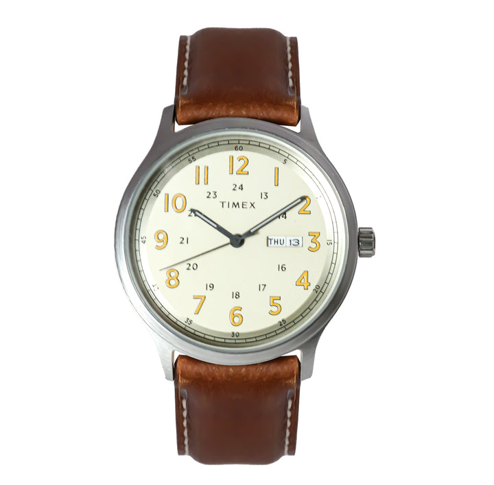 Discoverer Day-Date 39mm Leather Band