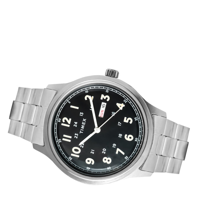 Discoverer Day-Date 39mm Stainless Steel Band