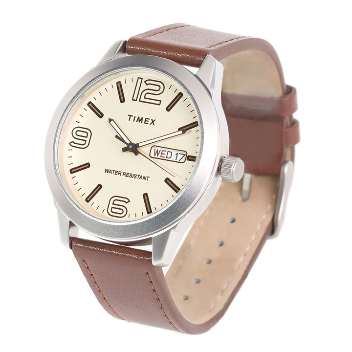 Preston Day-Date 45mm Leather Band