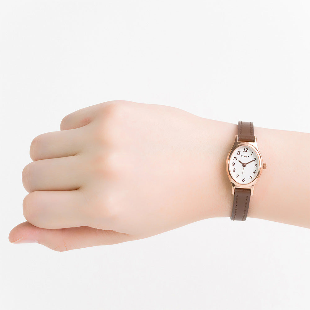 Madison 3-Hand 22mm Leather Band