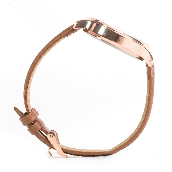 Sharon 3-Hand 36mm Leather Band