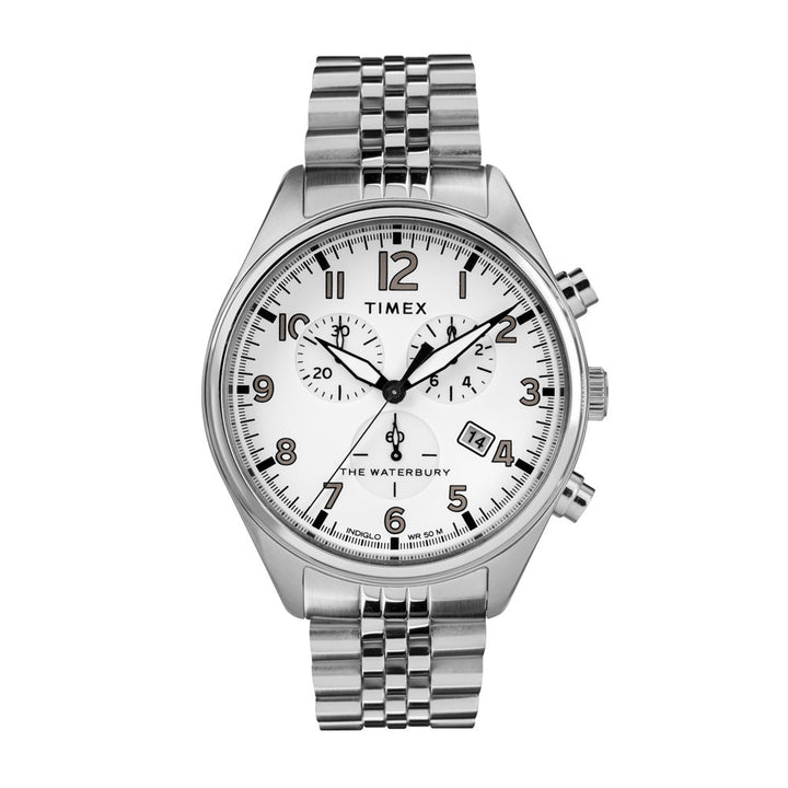 Waterbury Chronograph 42mm Stainless Steel Band