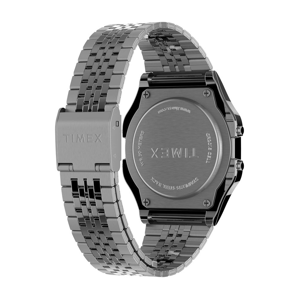 T80  Digital 34mm Stainless Steel Band