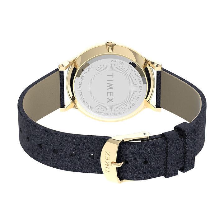 Transcend 3-Hand 38mm Leather Band