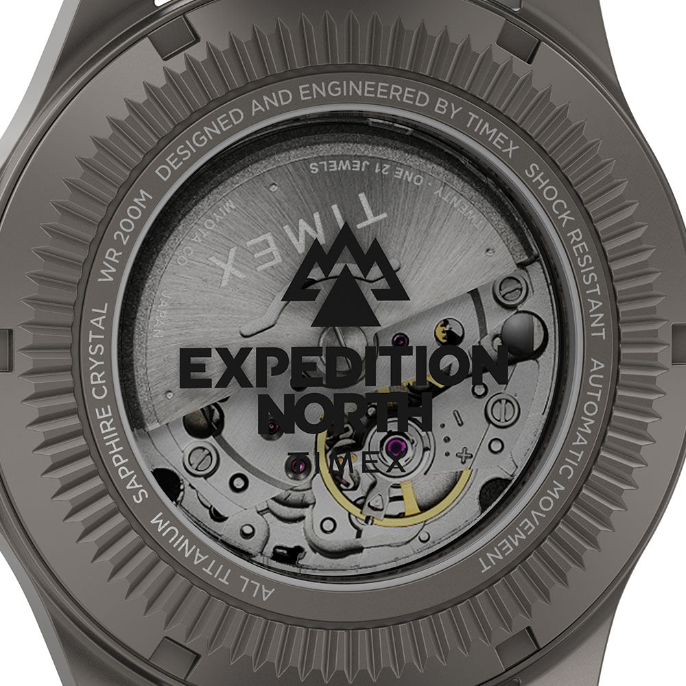 Expedition North Titanium Date 41mm Leather Band