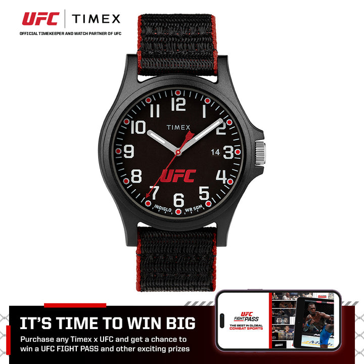 Timex x UFC Apex Date 40mm Fabric Band