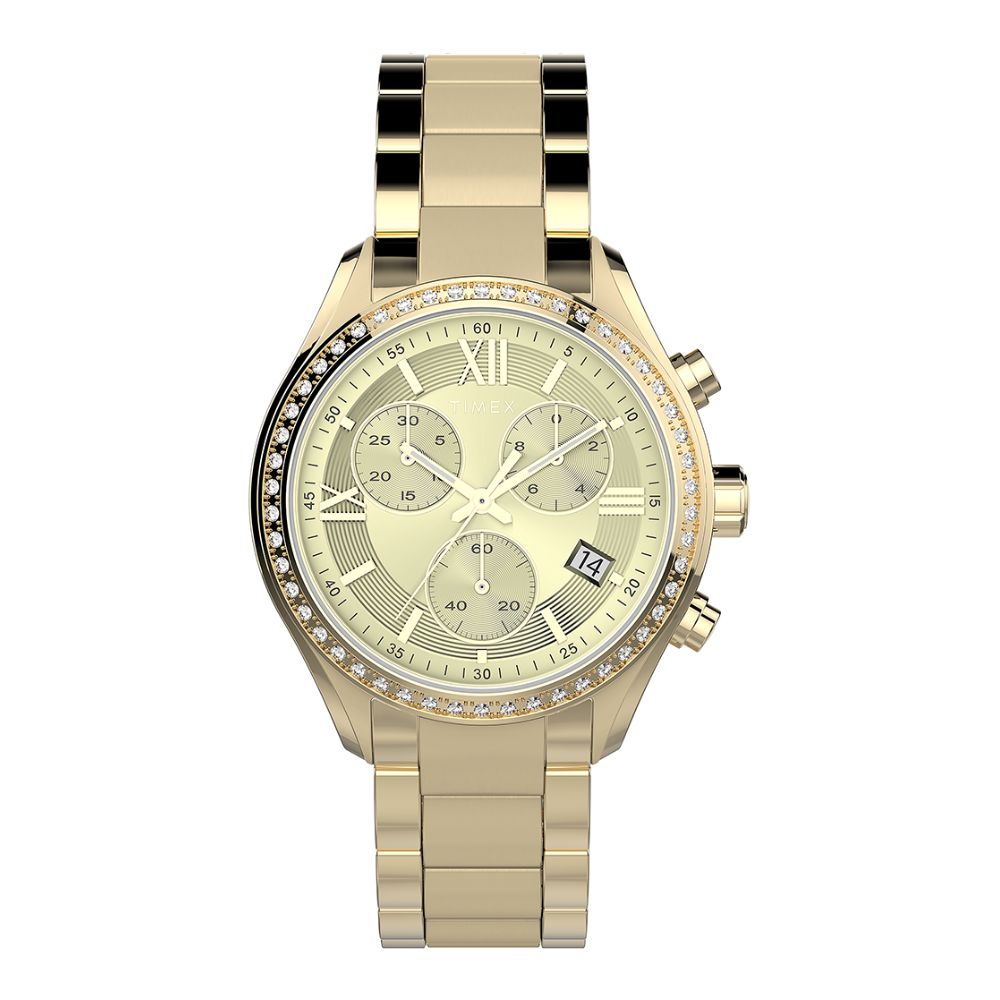 Ladies Chrono Chronograph 38mm Metal Band