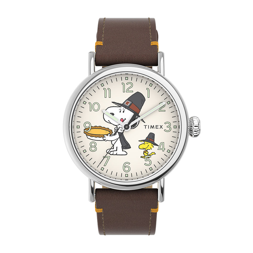 Standard x Peanuts 3-Hand 40mm Leather Band
