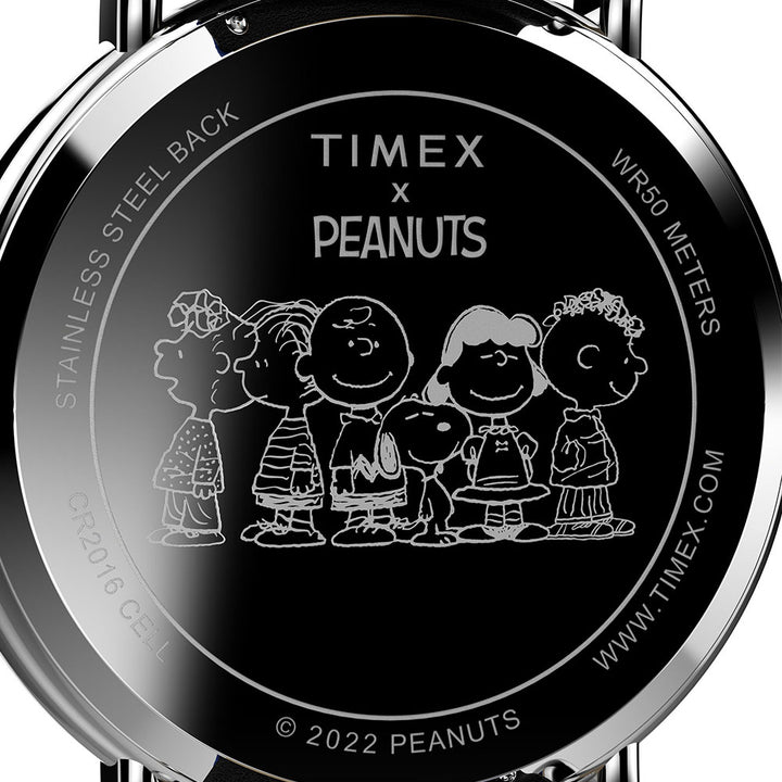 Peanuts Standard 3-Hand 40mm Leather Band