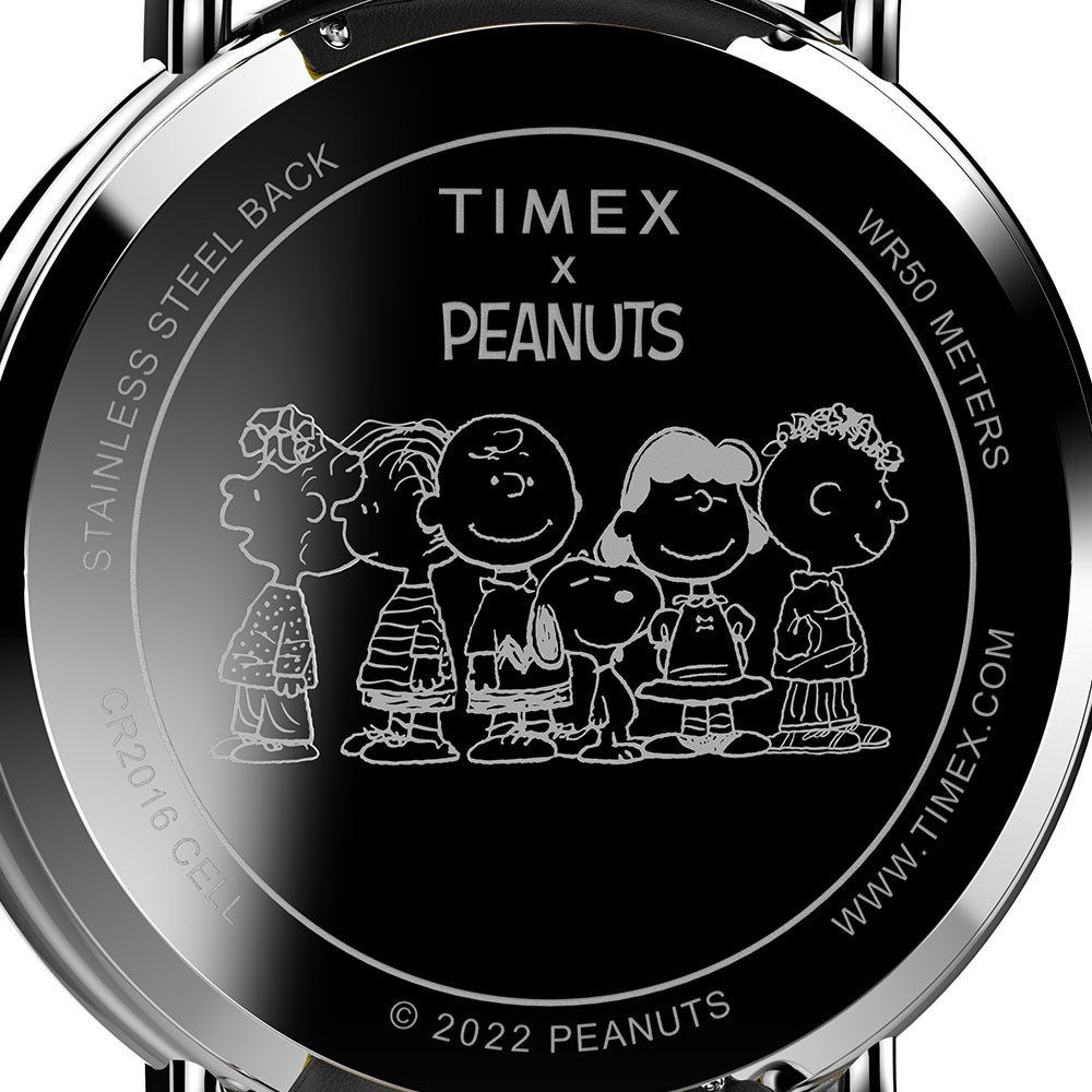 Peanuts Standard 3-Hand 40mm Leather Band