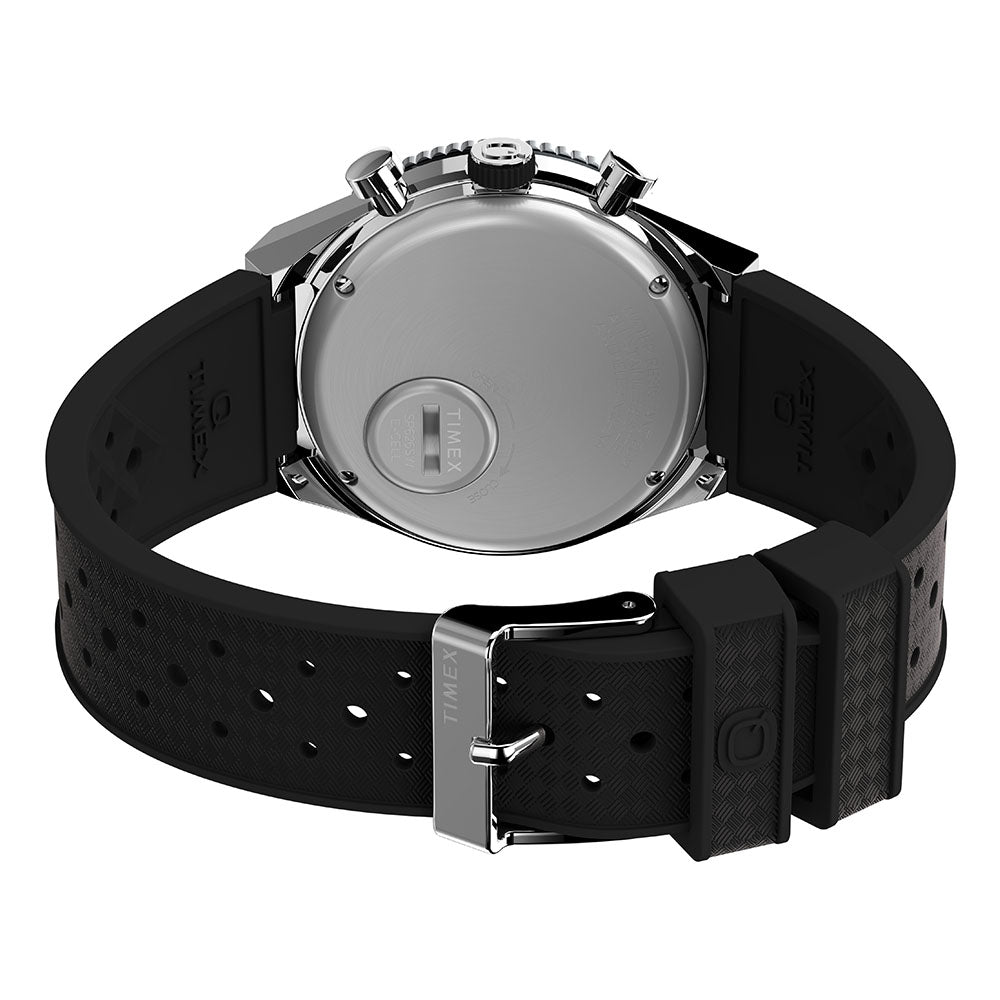 Q Timex GMT Chronograph 40mm Rubber Band - Main Image